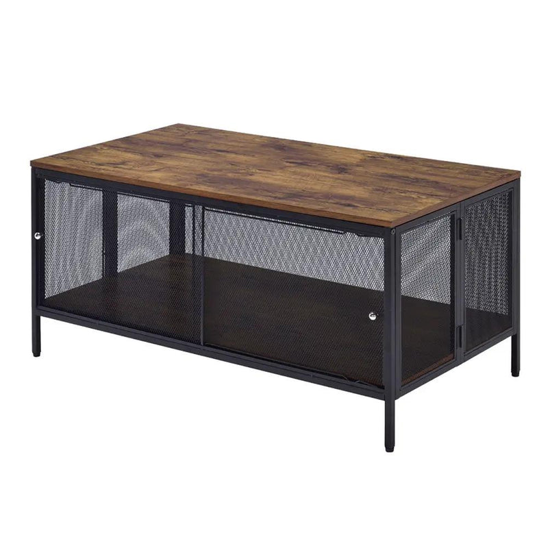 Winam - Coffee Table - Antique Oak & Black by Unique Piece Furniture