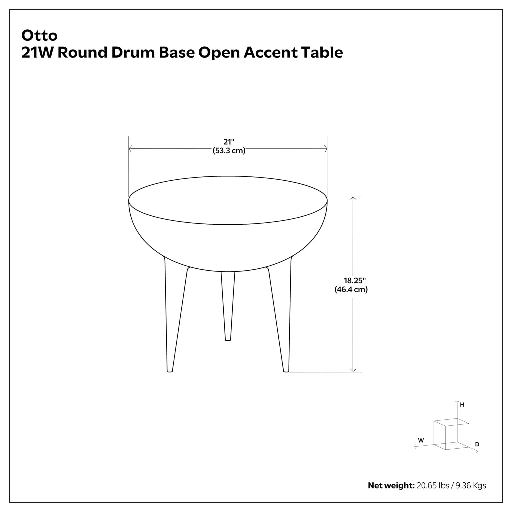 Otto - Cast Aluminum Side Table - Black by HouseOfZazla