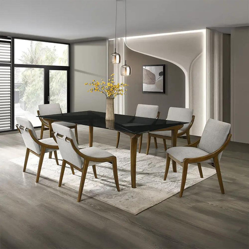 Danzel - Side Chair (Set of 2) - Gray / Vintage Oak by Unique Piece Furniture