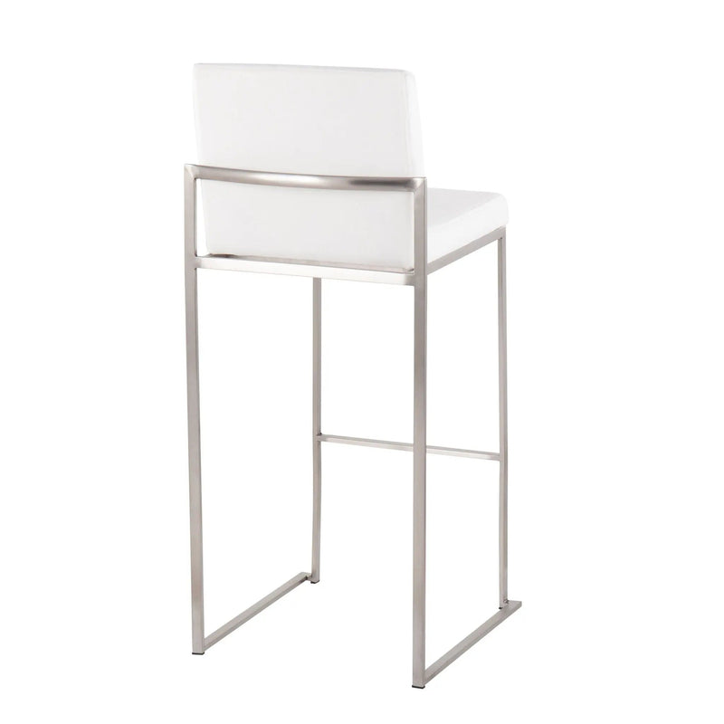 Fuji - Contemporary And Modern Elegance High Back Barstool by Unique Piece Furniture