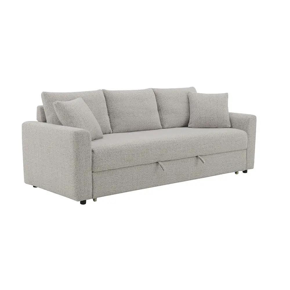 Connie - Sofa With Sleeper - Gray Boucle by Unique Piece Furniture