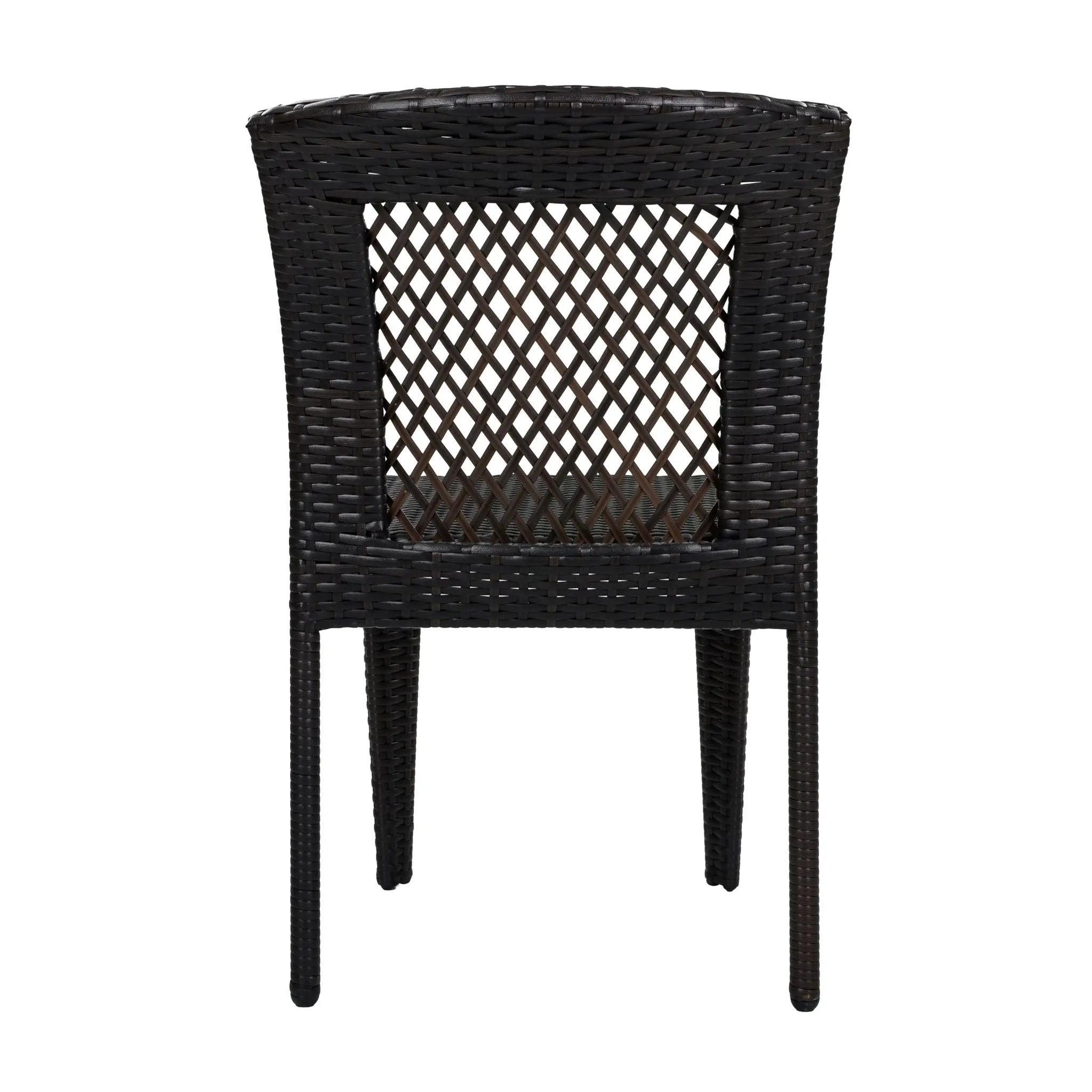 7 Piece Outdoor Dining Set with Table and 6 Chairs - Brown Multi by HouseOfZazla