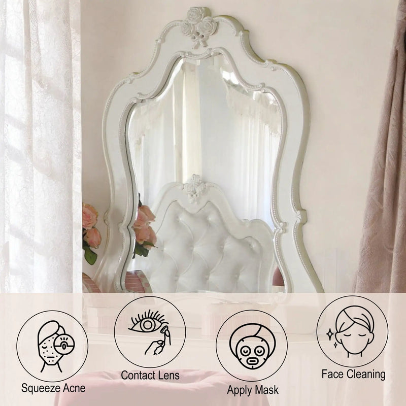 Edalene - Mirror - Pearl White by Unique Piece Furniture