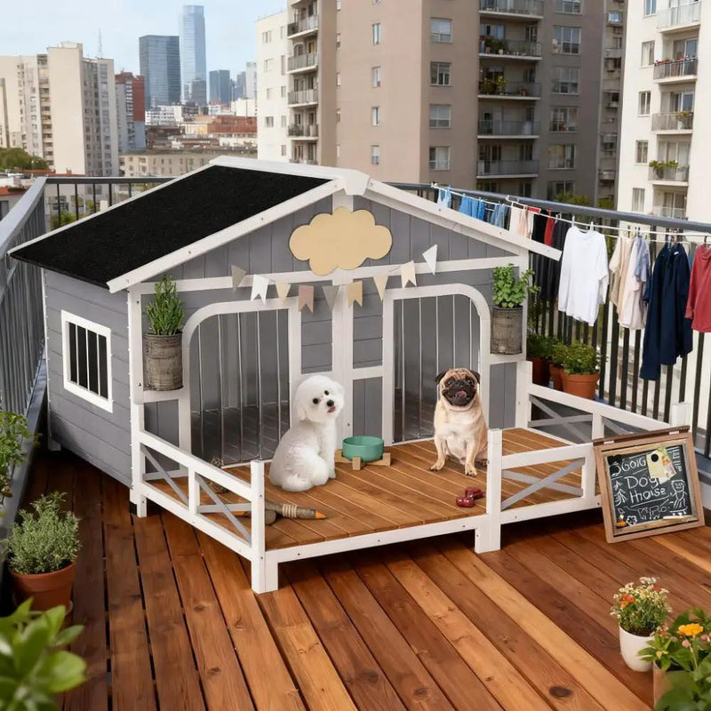 Dog Kennel House Dog House Outdoor by HouseOfZazla