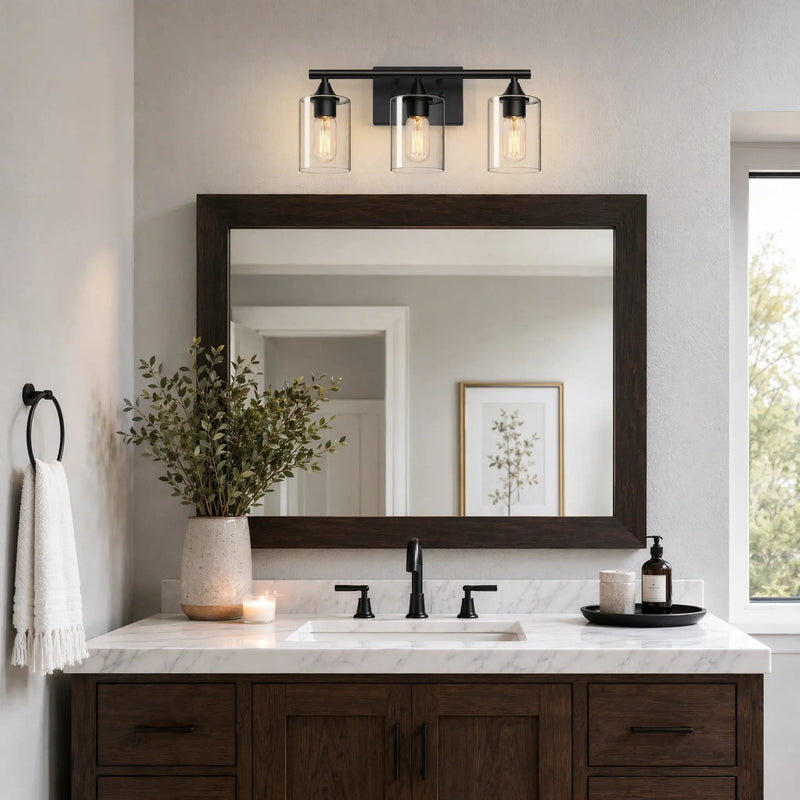 3-Light Matte Bathroom Vanity Wall Light by HouseOfZazla