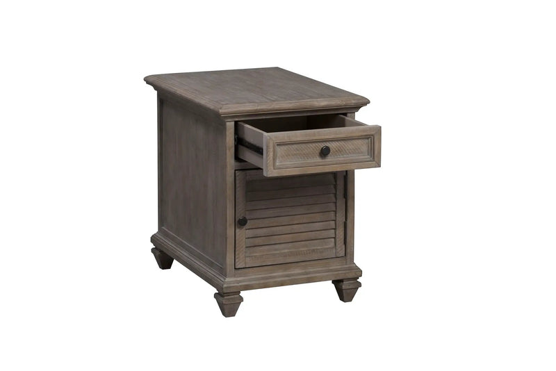 Lancaster - Chairside End Table - Dove Tail Gray by Unique Piece Furniture