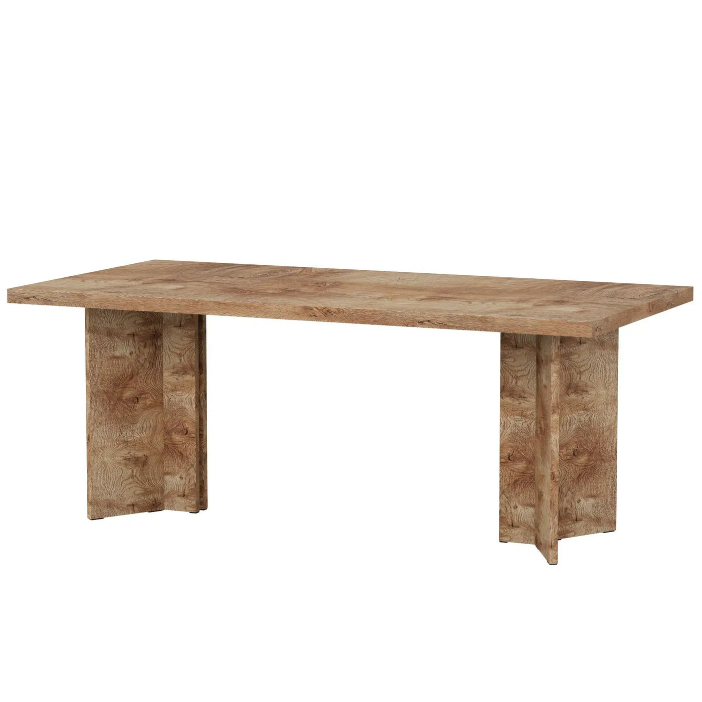 Dining Table For 4 - 6 People, Kitchen Table With Thick Top by HouseOfZazla