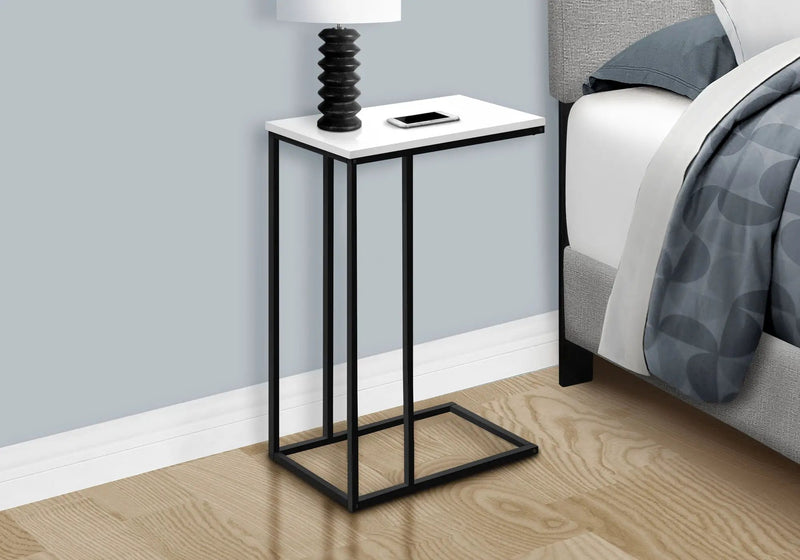 Accent Table, C - Shaped, Space-Saving Functionality by Unique Piece Furniture