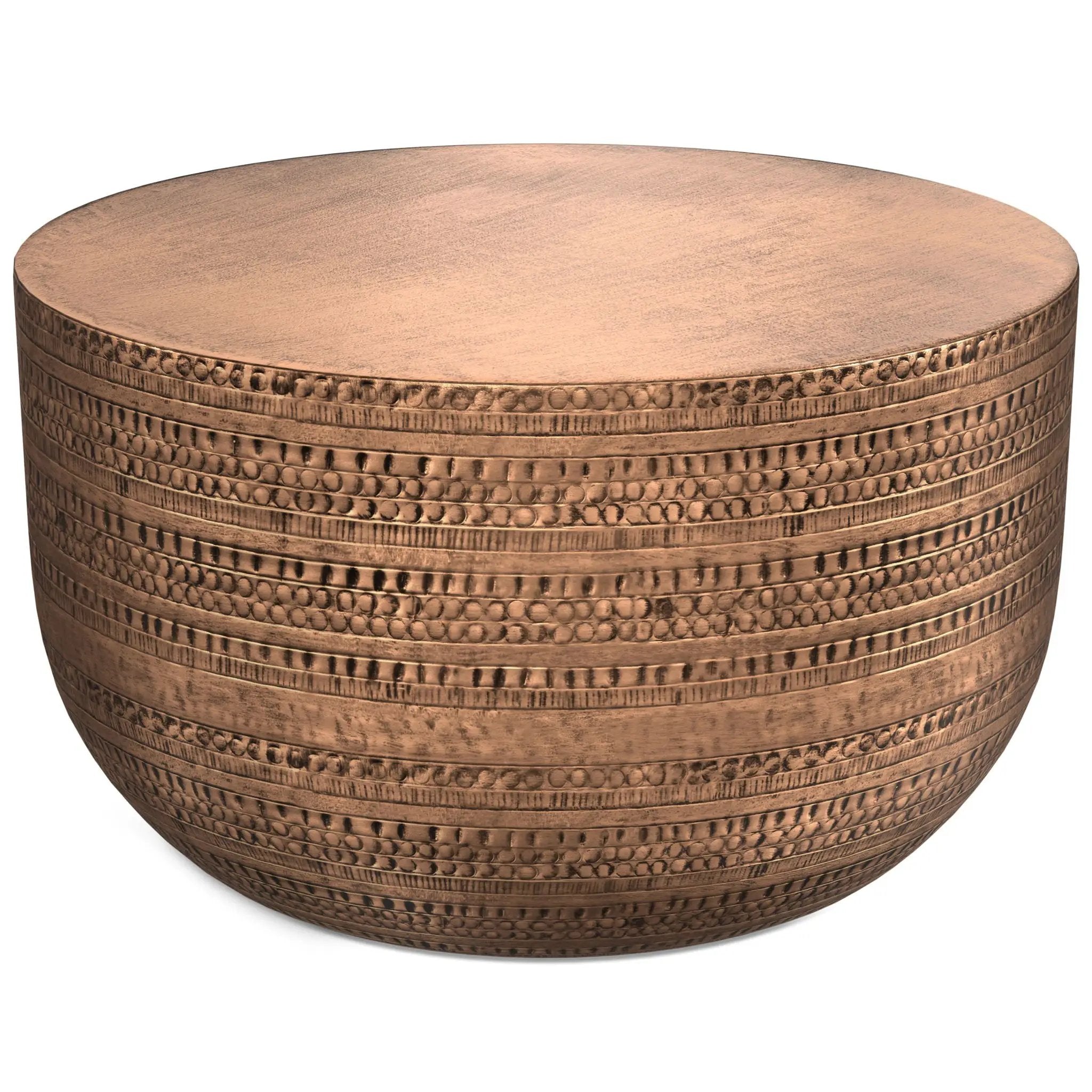 Johnsen - Handcrafted Metal Coffee Table by Unique Piece Furniture
