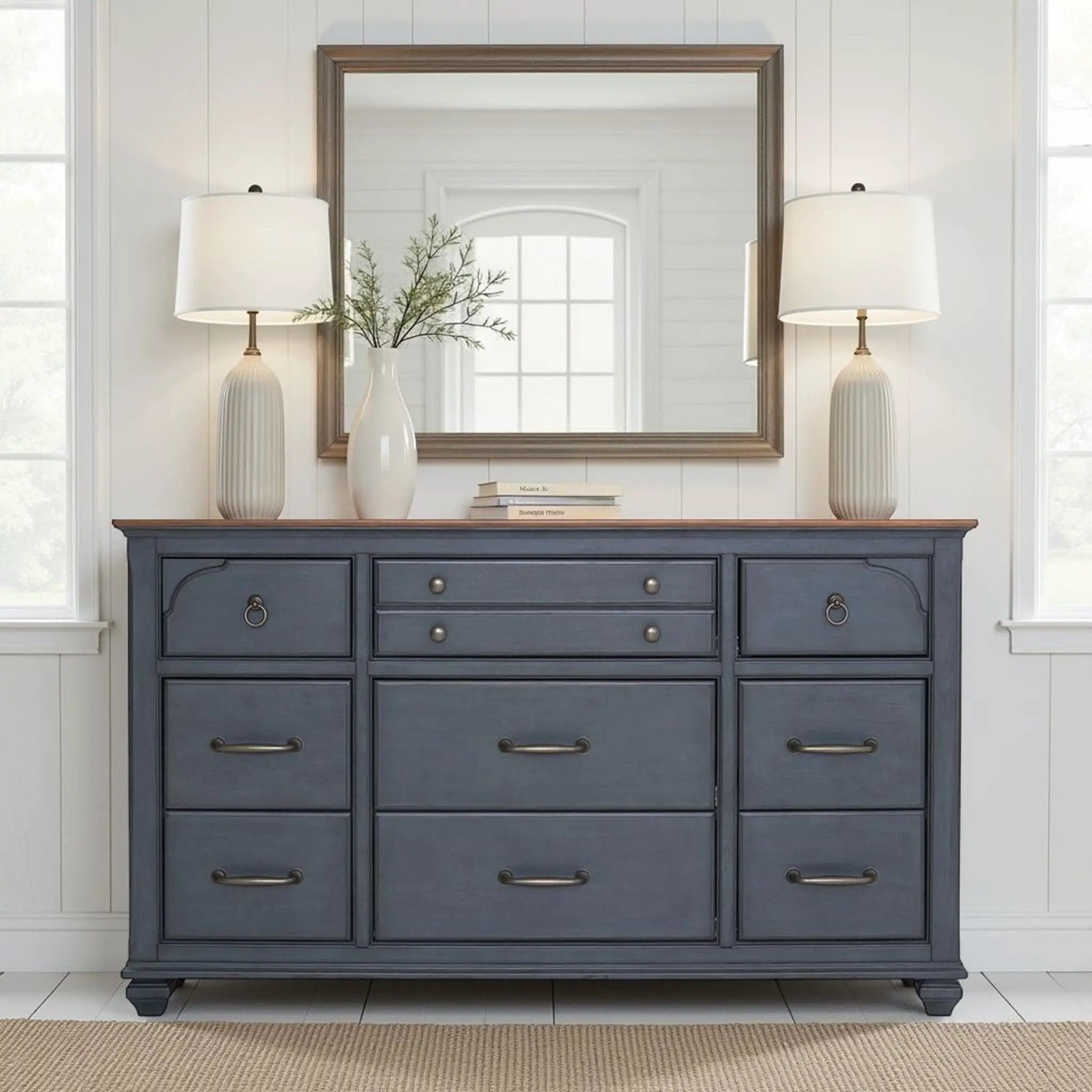 Dresser - Blue by Unique Piece Furniture