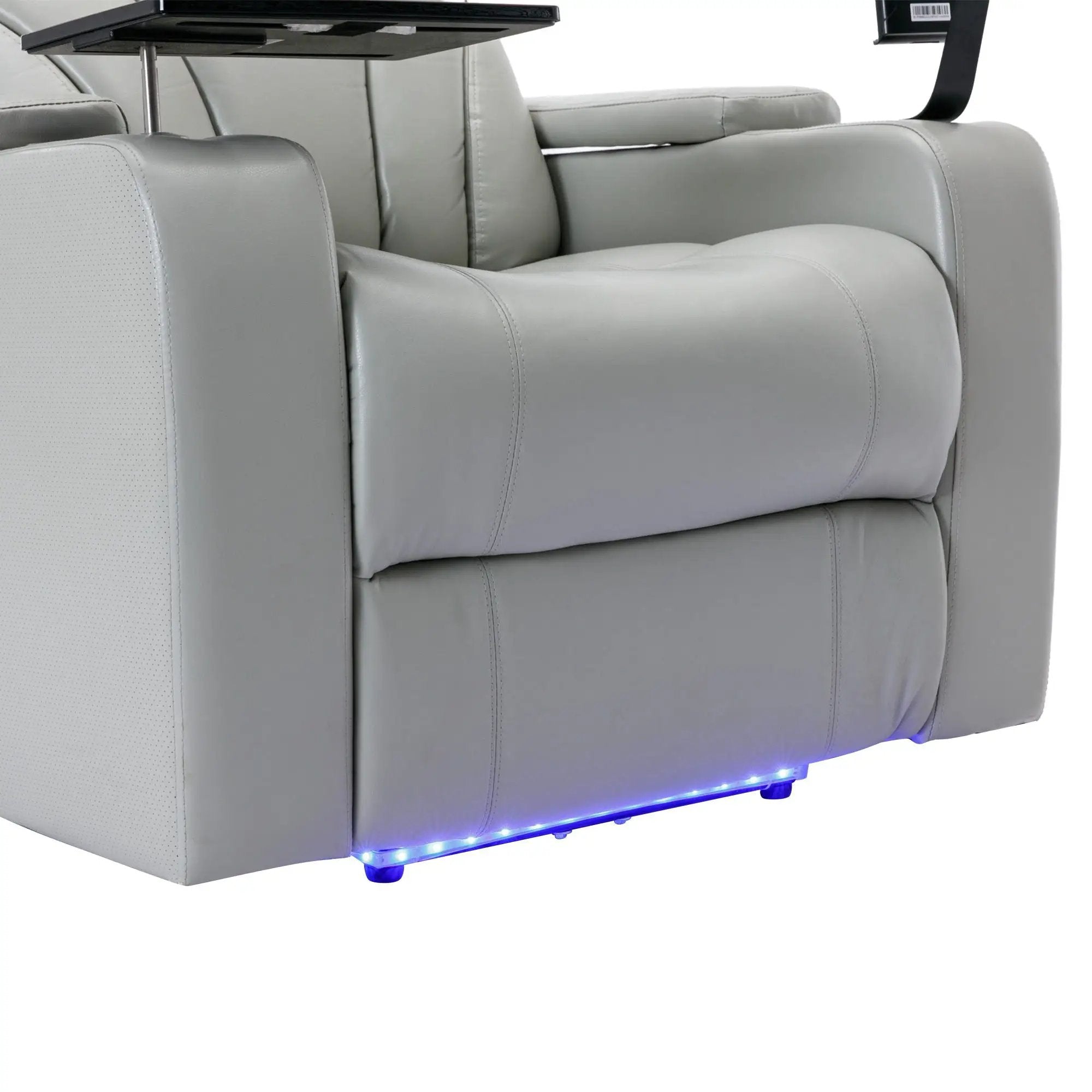 Power Motion Recliner Electric Power Recliner With USB Charging Port, Hidden Arm Storage, Convenient Cup Holder And tooth Speaker by HouseOfZazla