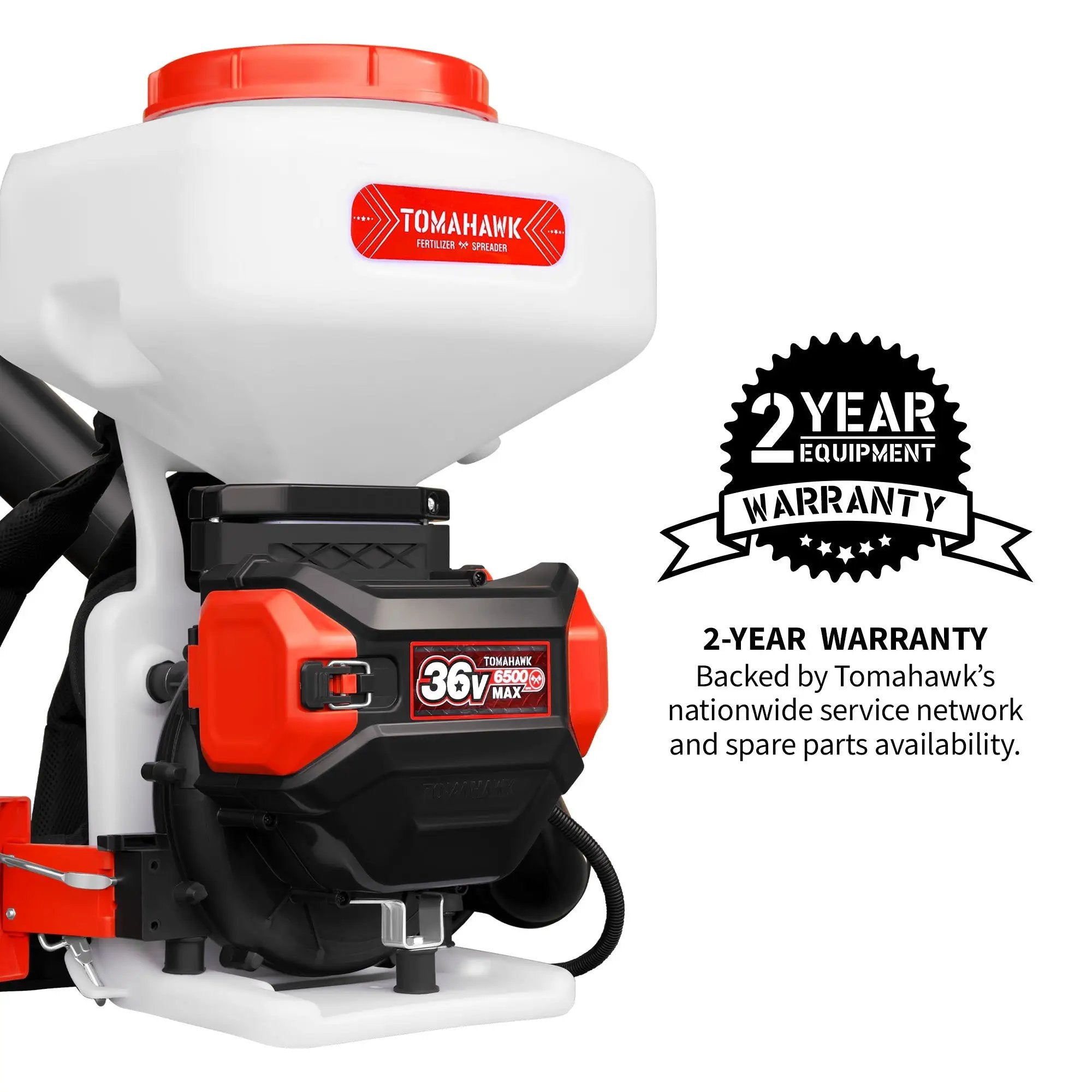 5 Gal Battery-Powered Fertilizer Spreader Broadcast Lawn Seed Ice Melt Salt by Tomahawk Power