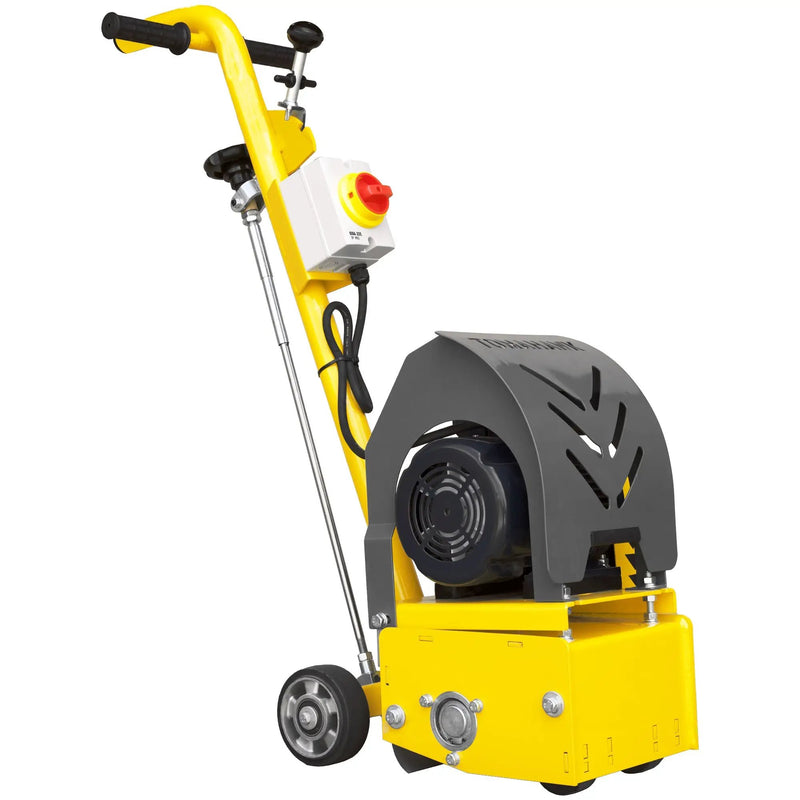 Electric 8” Concrete Scarifier Planer Grinder for Sidewalk Trip Hazard Repair, Traffic Line Removal by Tomahawk Power
