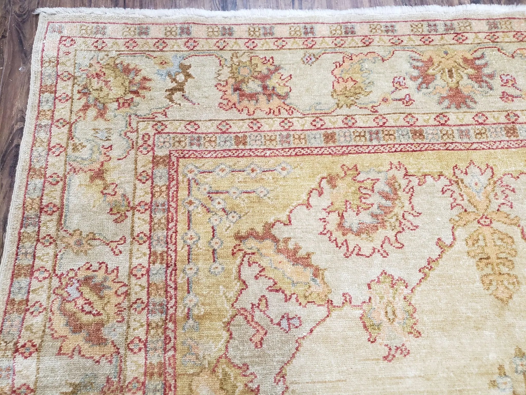 6x9 Turkish Oushak Rug, Wool Rug, Hand Knotted by Jewel Rugs