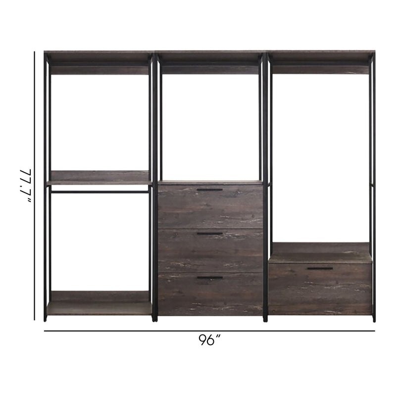 Monica - Walk-In Closet System - Rustic by HouseOfZazla