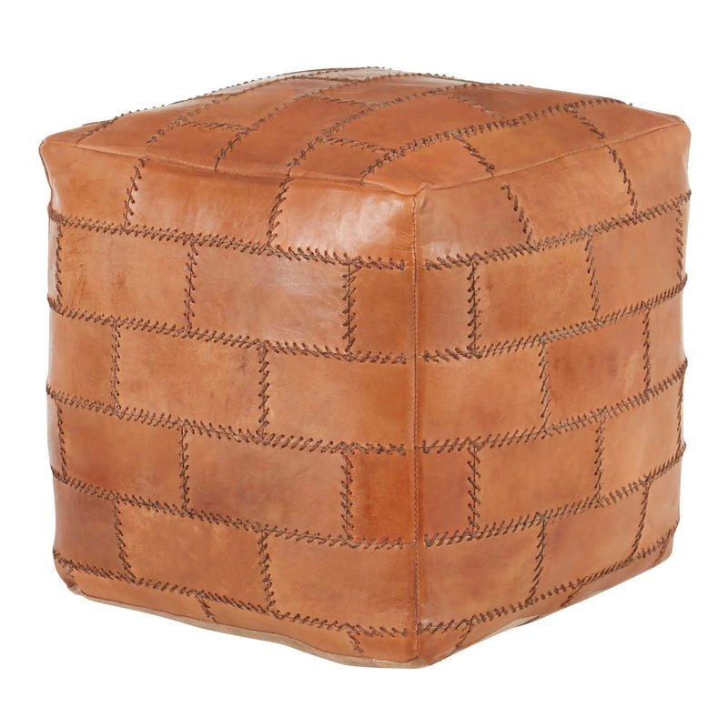Cobbler - Industrial Pouf - Brown by HouseOfZazla