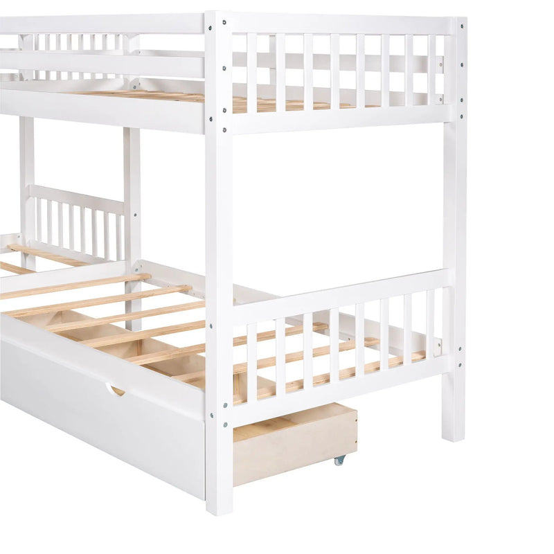 L Shaped Bunk Bed With Drawers by HouseOfZazla