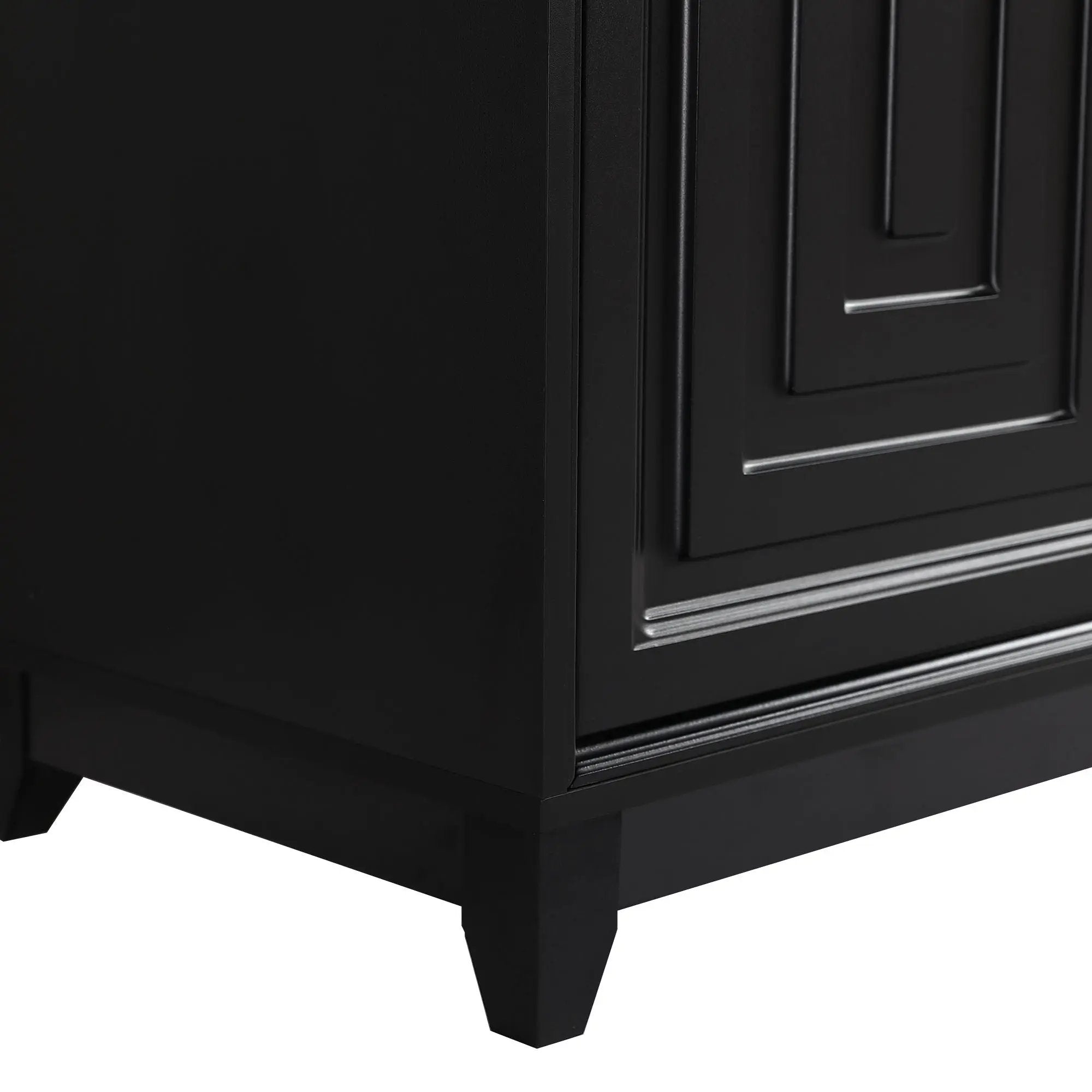 TV Stand For TVs Up To 65", Modern Entertainment Center Media Console Cabinet With 2 Spacious Storage Space, Solid Wood Legs For Living Room by HouseOfZazla