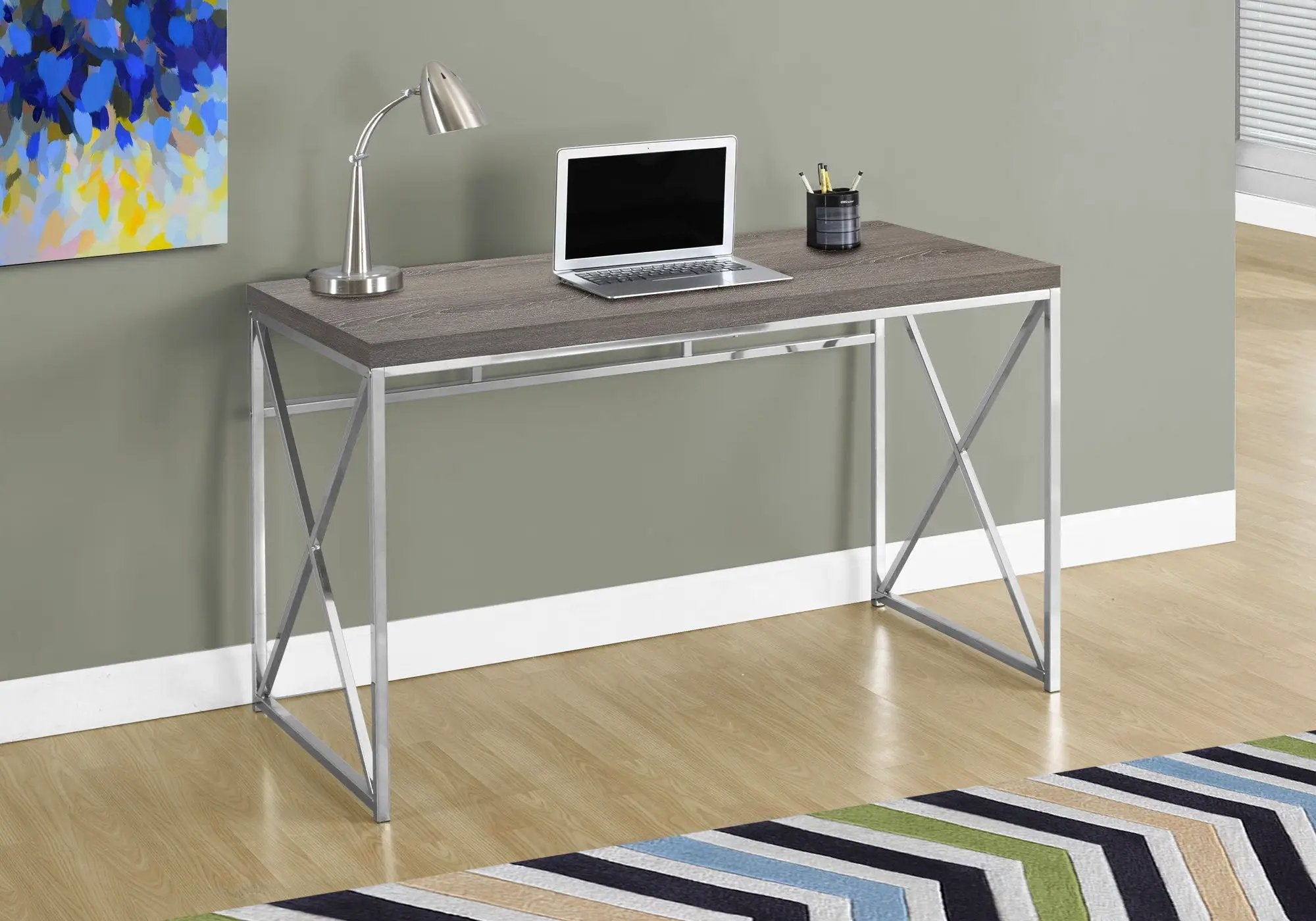 Computer Desk For Home Office, Laptop, Glossy Contemporary & Modern by Unique Piece Furniture