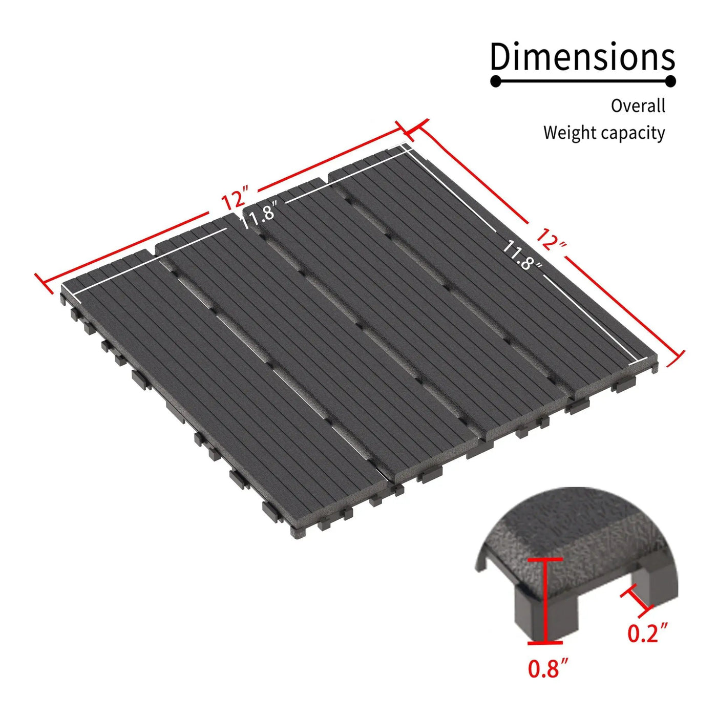 Interlocking Deck Tiles 44 Pack by HouseOfZazla