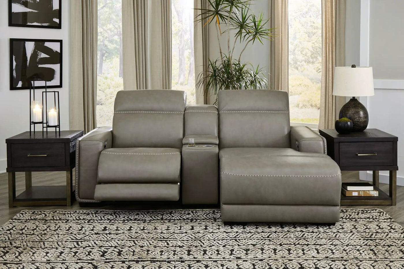 Correze - Power Reclining Sectional by Unique Piece Furniture