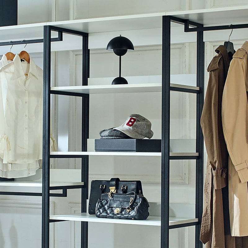Fiona - Freestanding Walk-In Closet System - White by HouseOfZazla