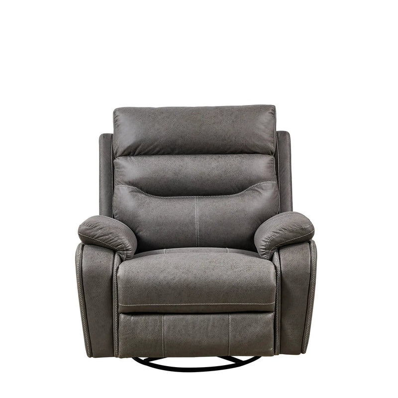 Liyasi - Dual Okin Motor Rocking And 240° Swivel Single Sofa Seat Recliner Chair Infinite Position, Head Rest With Power Function by Unique Piece Furniture