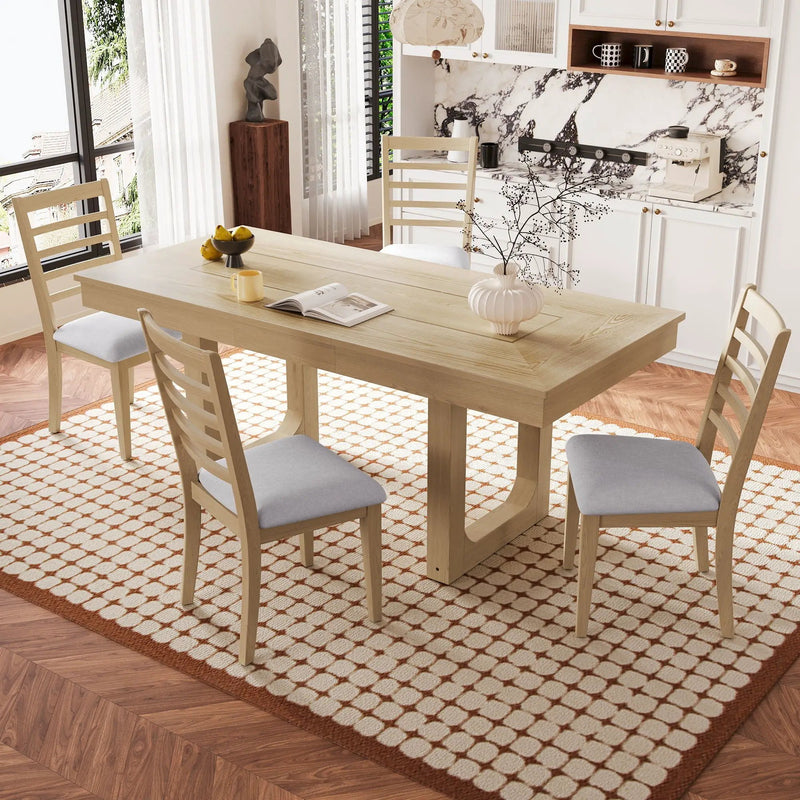 Upholstered Armless Chairs With High Ladder Back by HouseOfZazla