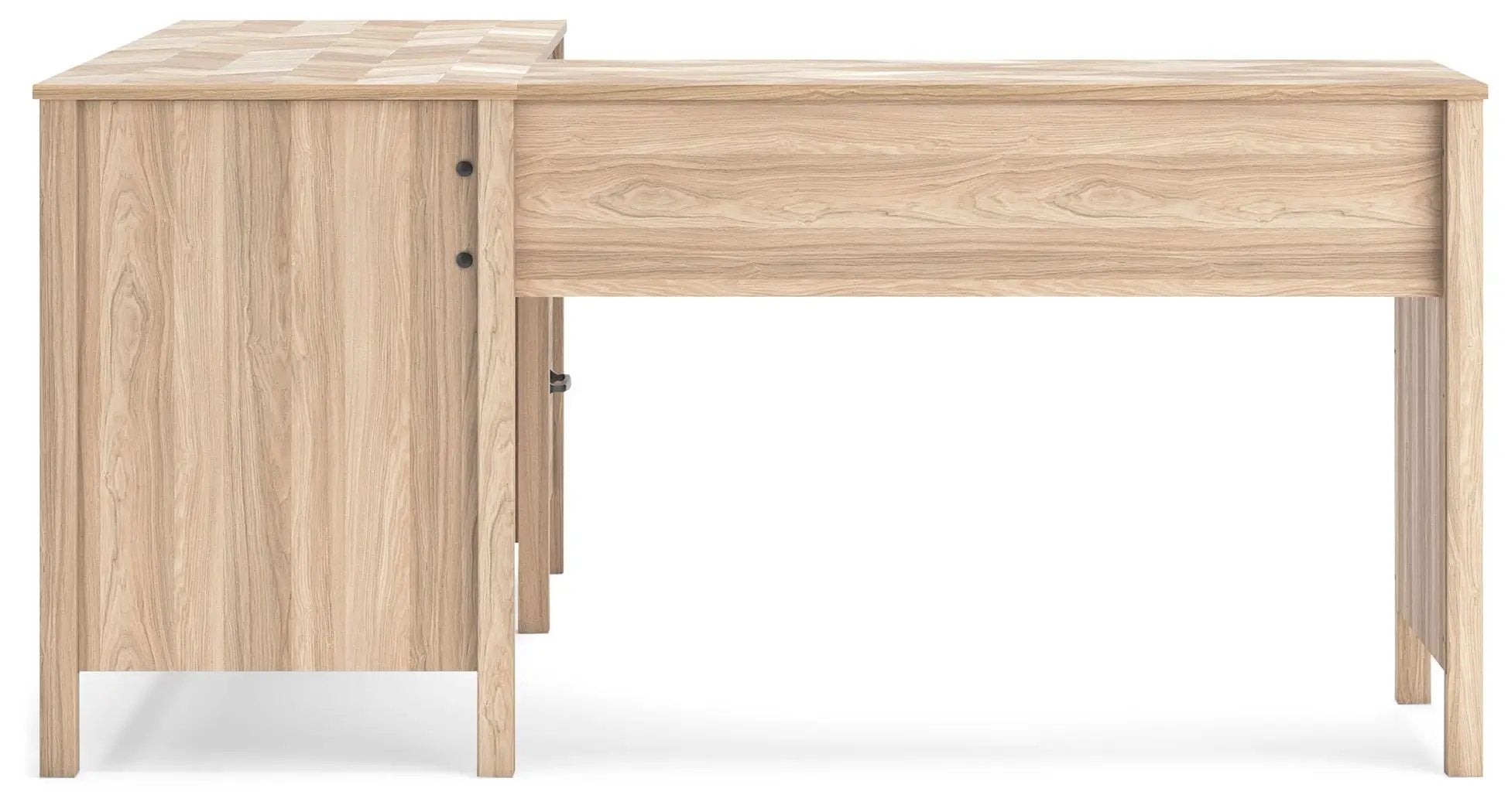 Battelle - 60" Home Office Desk With Return - Tan by Unique Piece Furniture