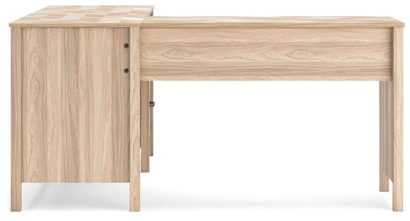 Battelle - 60" Home Office Desk With Return - Tan by Unique Piece Furniture