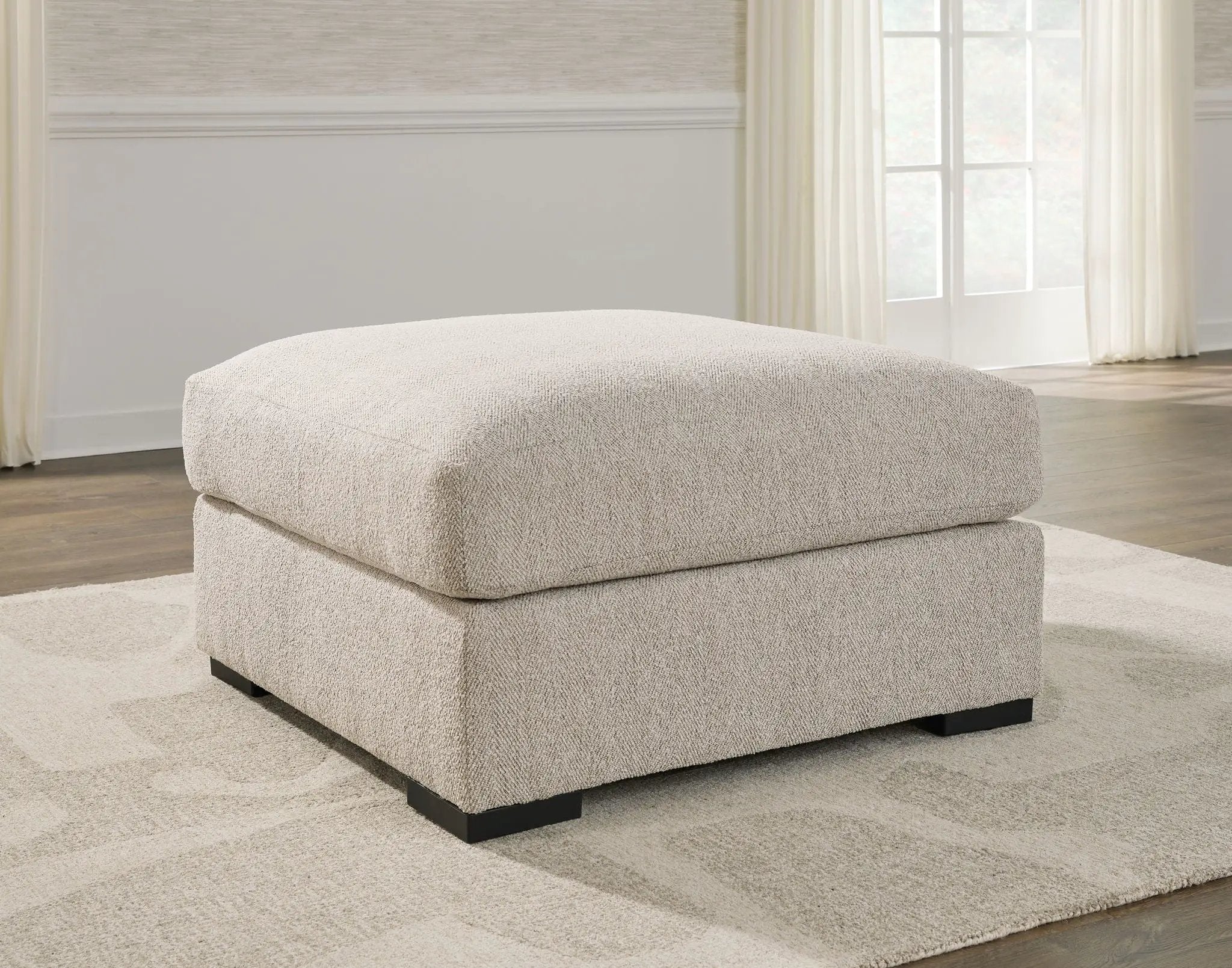Ballyton - Oversized Accent Ottoman - Sand by Unique Piece Furniture