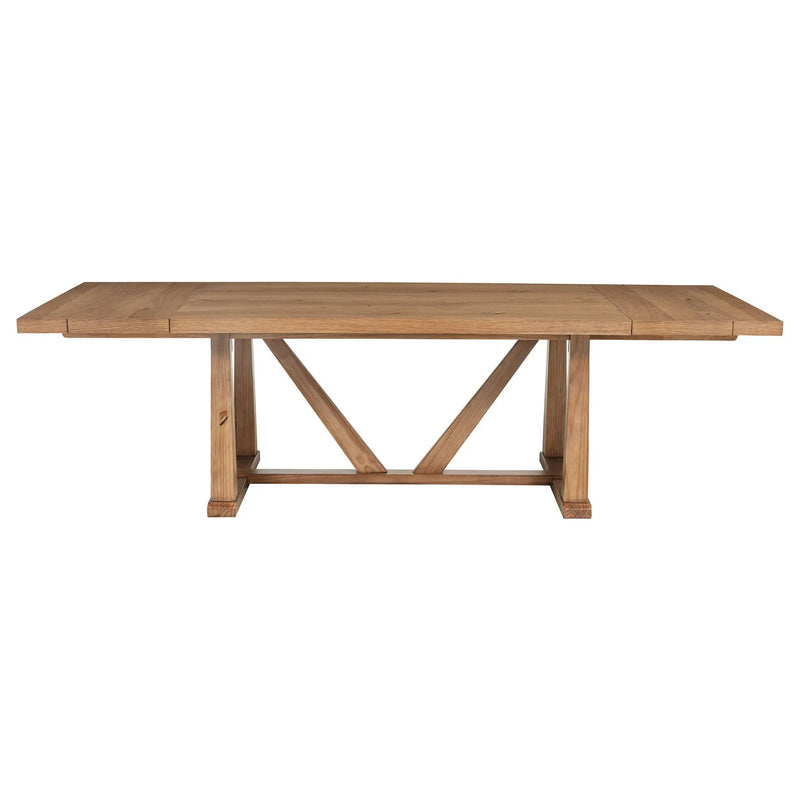 Middleton 9-piece Extension Leaf Dining Set Natural Brown by Unique Piece Furniture