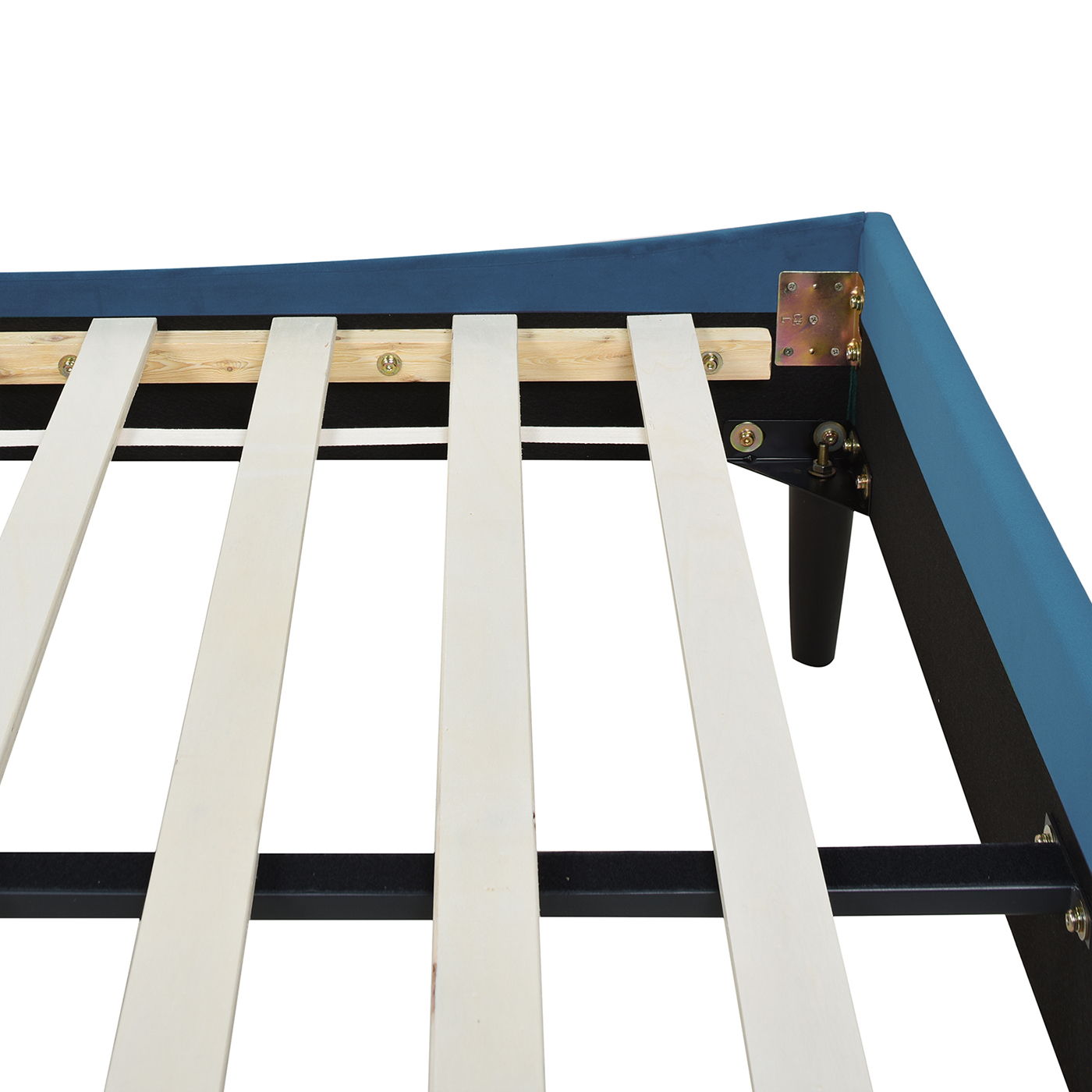 Aspen - Vertical Tufted Modern Headboard Platform Bed Set by HouseOfZazla