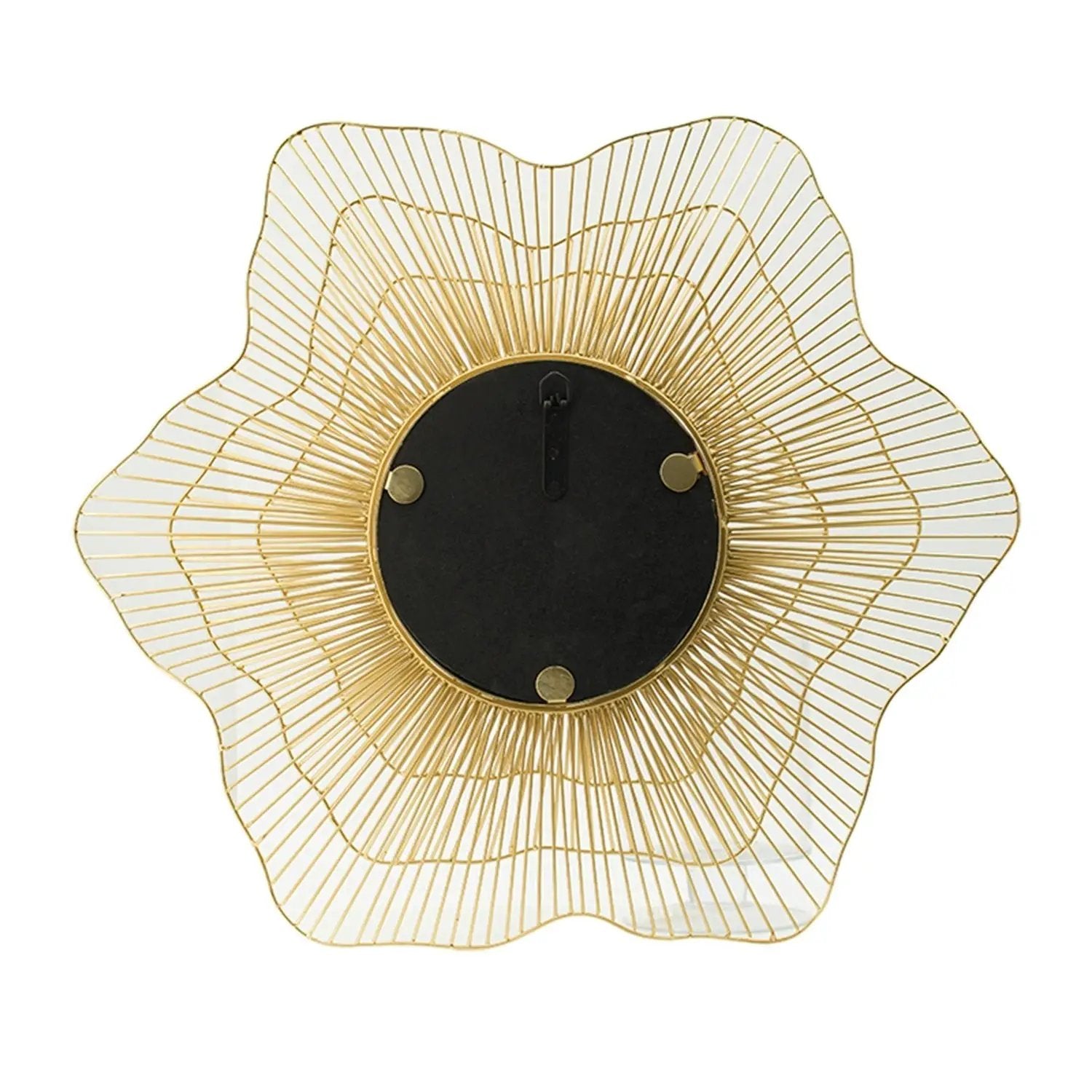 D27x2.4' Metal Starburst Wall Mirror, Wall Mounted Home Decor by HouseOfZazla