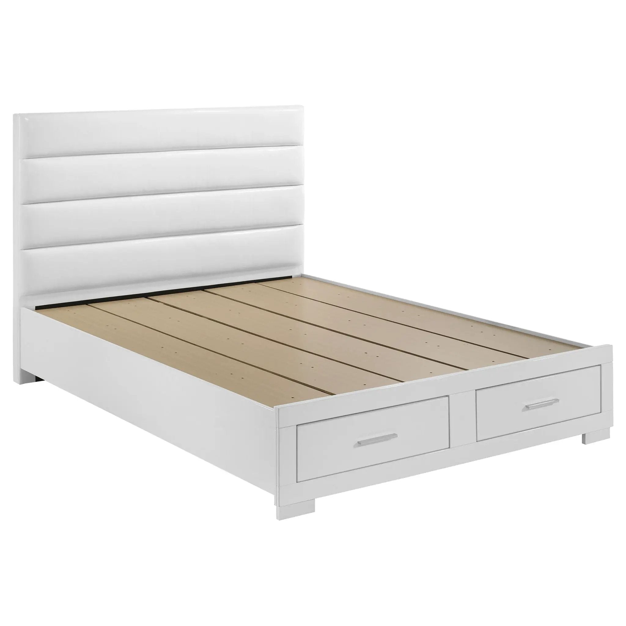Felicity 4-piece Eastern King Platform Bedroom Set White by Unique Piece Furniture