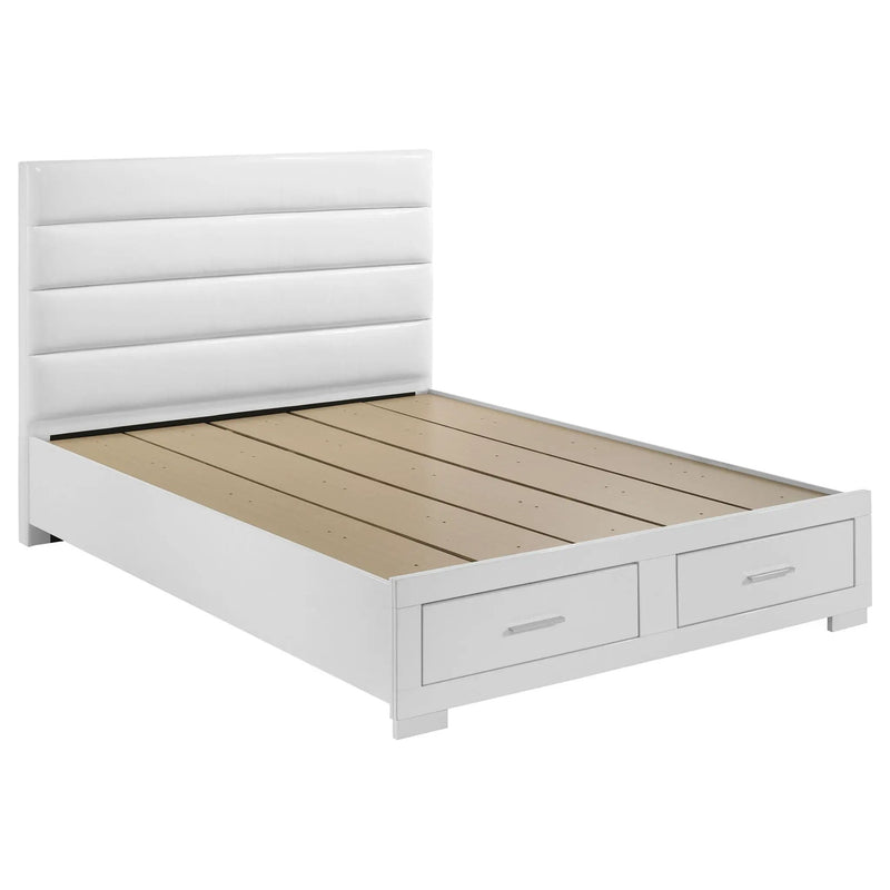 Felicity 4-piece Eastern King Platform Bedroom Set White by Unique Piece Furniture