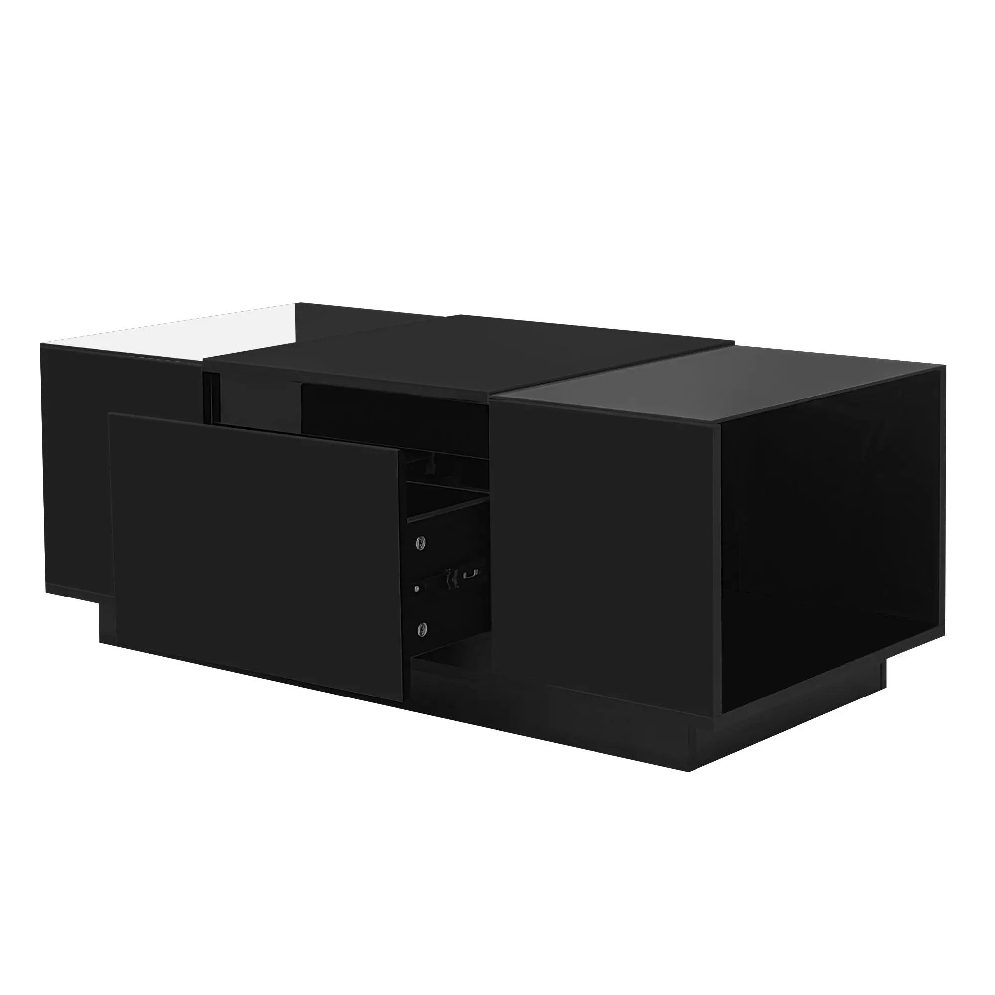 LED Coffee Table, Modern Center Table by HouseOfZazla