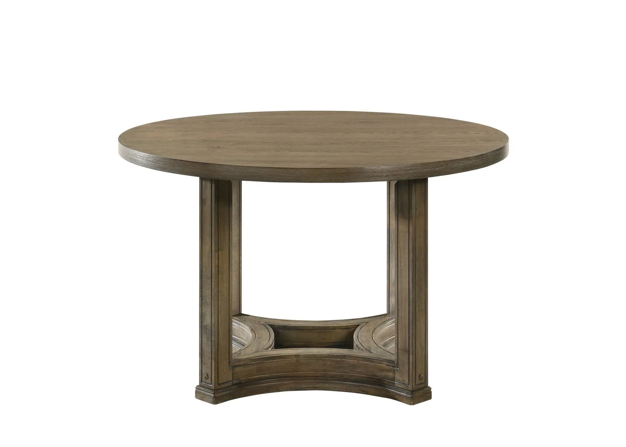 Parfield - Weathered Round Dining Table - Oak by Unique Piece Furniture