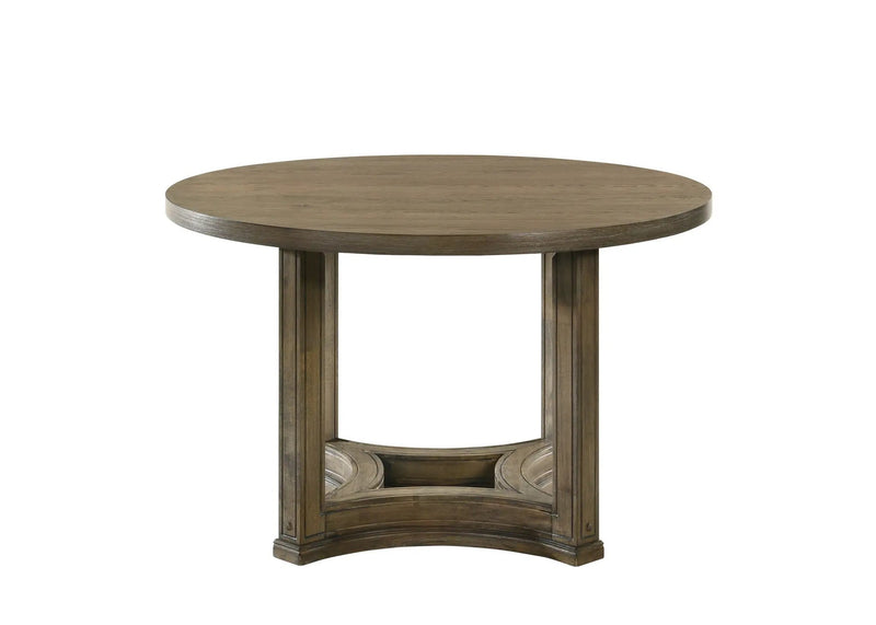 Parfield - Weathered Round Dining Table - Oak by Unique Piece Furniture