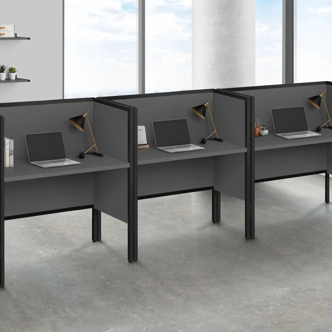 Office Cubicle, Desk, Commercial Grade, Contemporary & Modern by Unique Piece Furniture