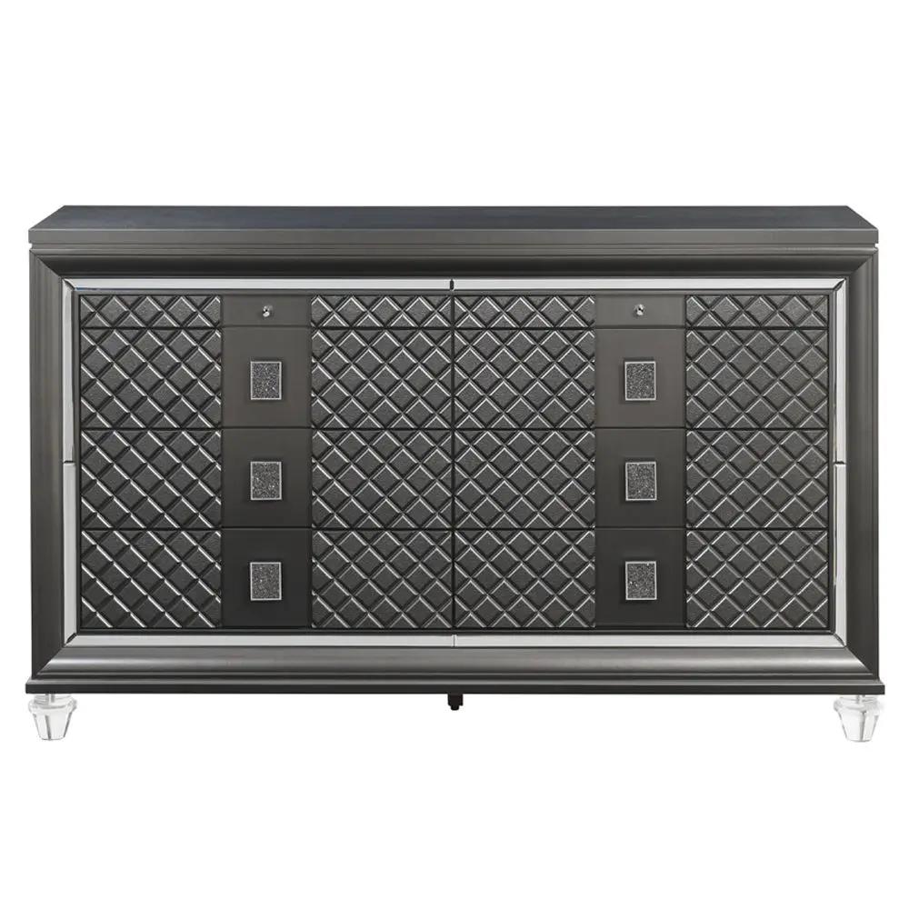 Sawyer - Commode - Gris métallisé