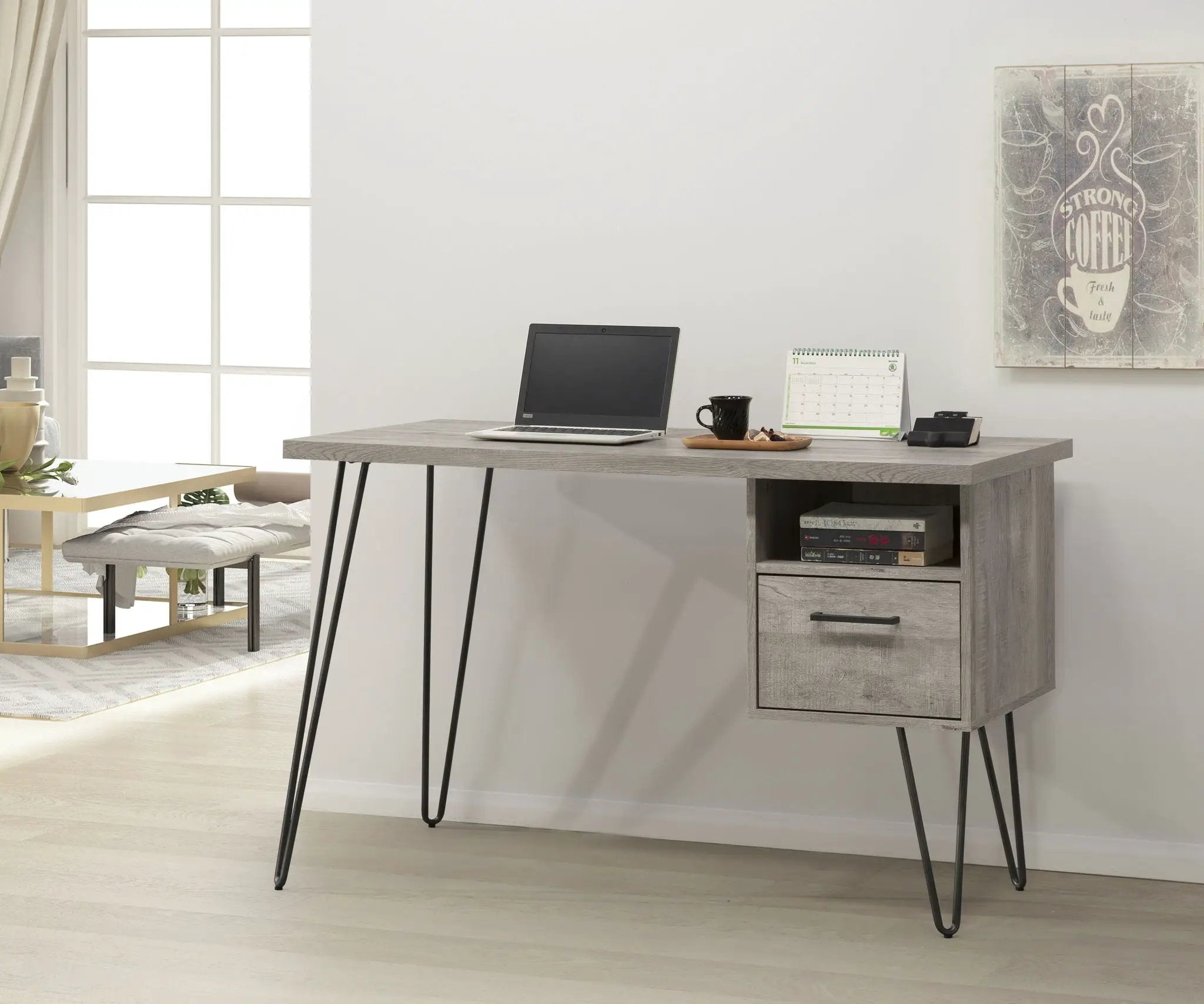 Desk - Gray Wash by Unique Piece Furniture