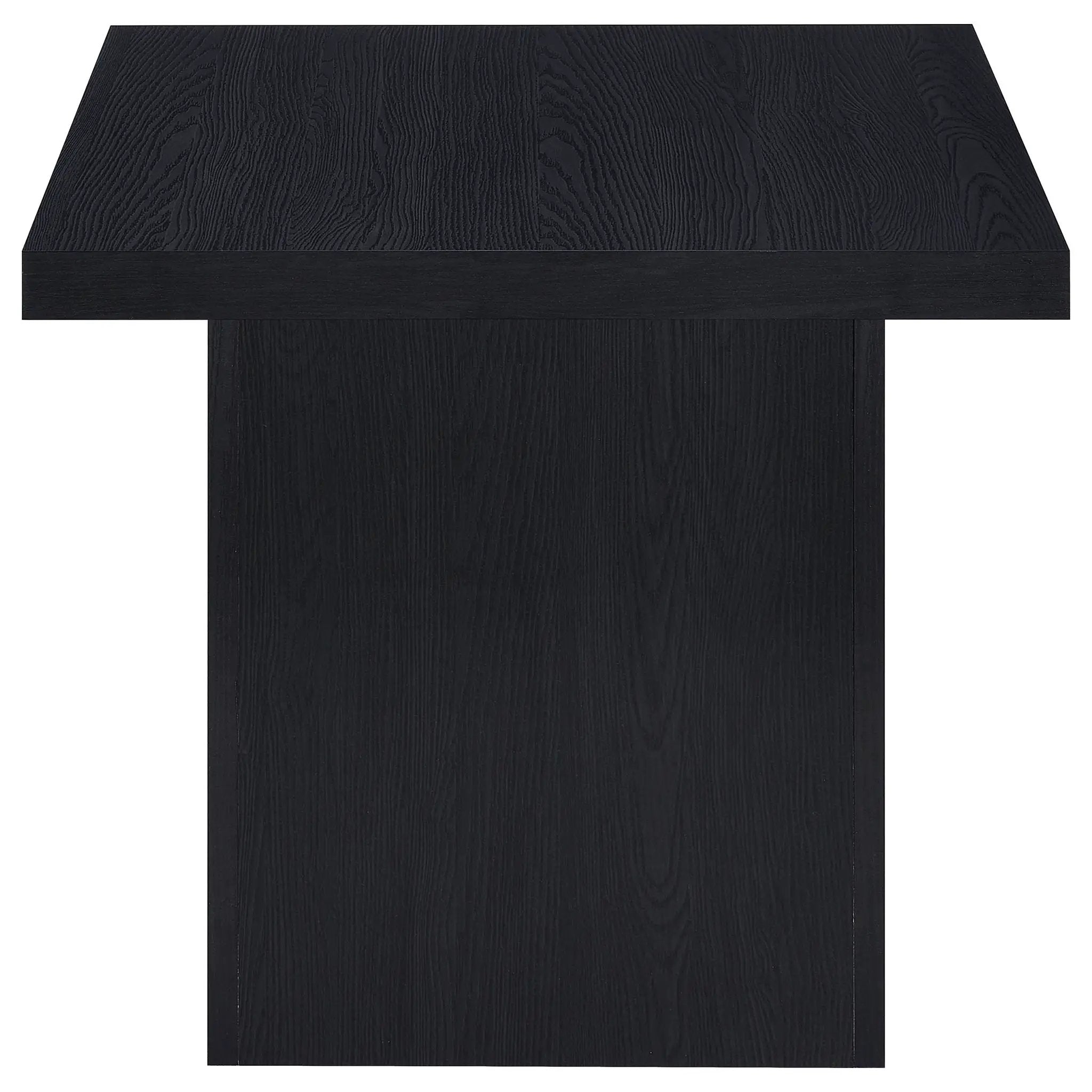 Devar 3-piece Square Cocktail Coffee End Table Set Black by Unique Piece Furniture