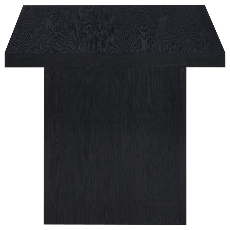 Devar 3-piece Square Cocktail Coffee End Table Set Black by Unique Piece Furniture