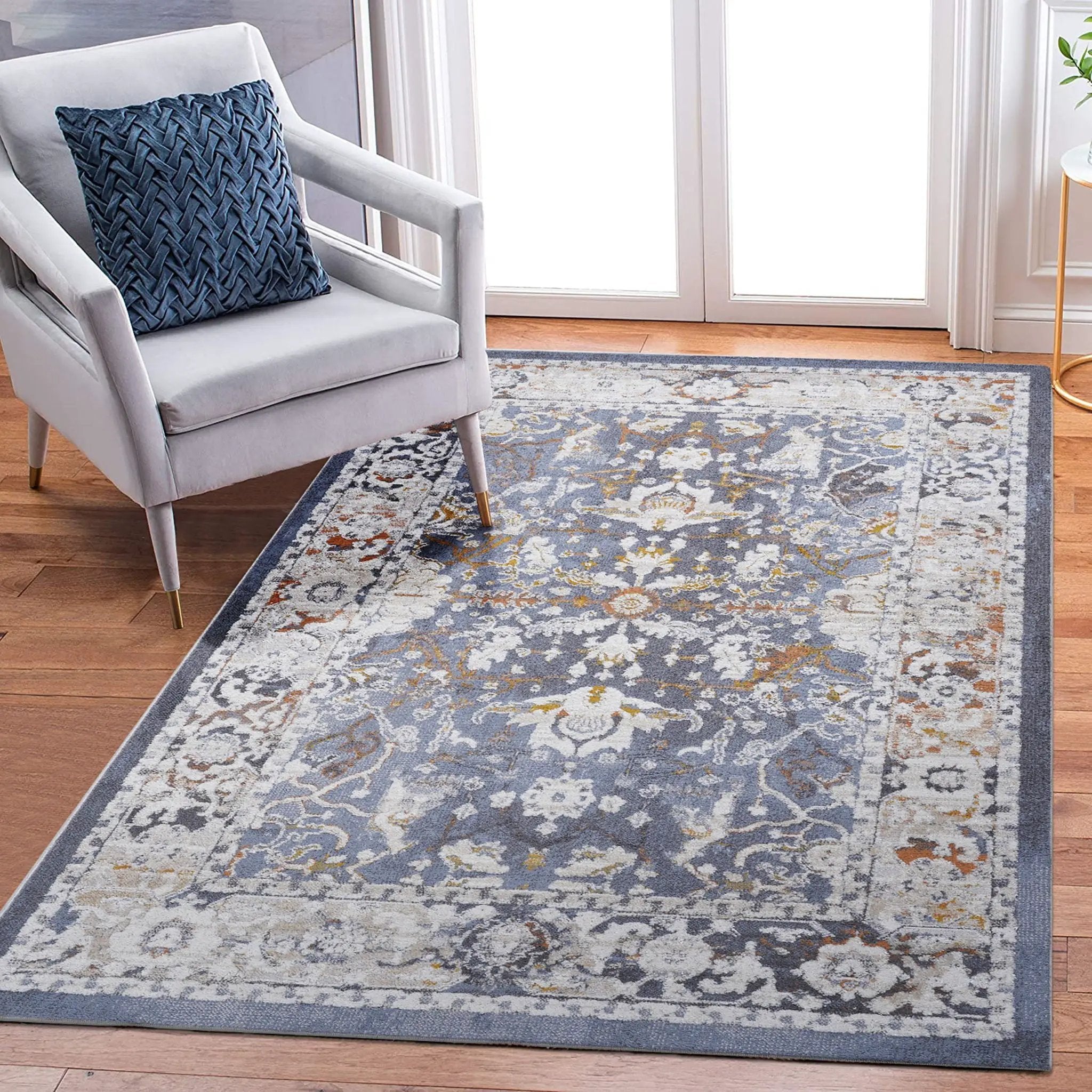 Payas - 8' X 10' Traditional Area Rug - Blue by Unique Piece Furniture