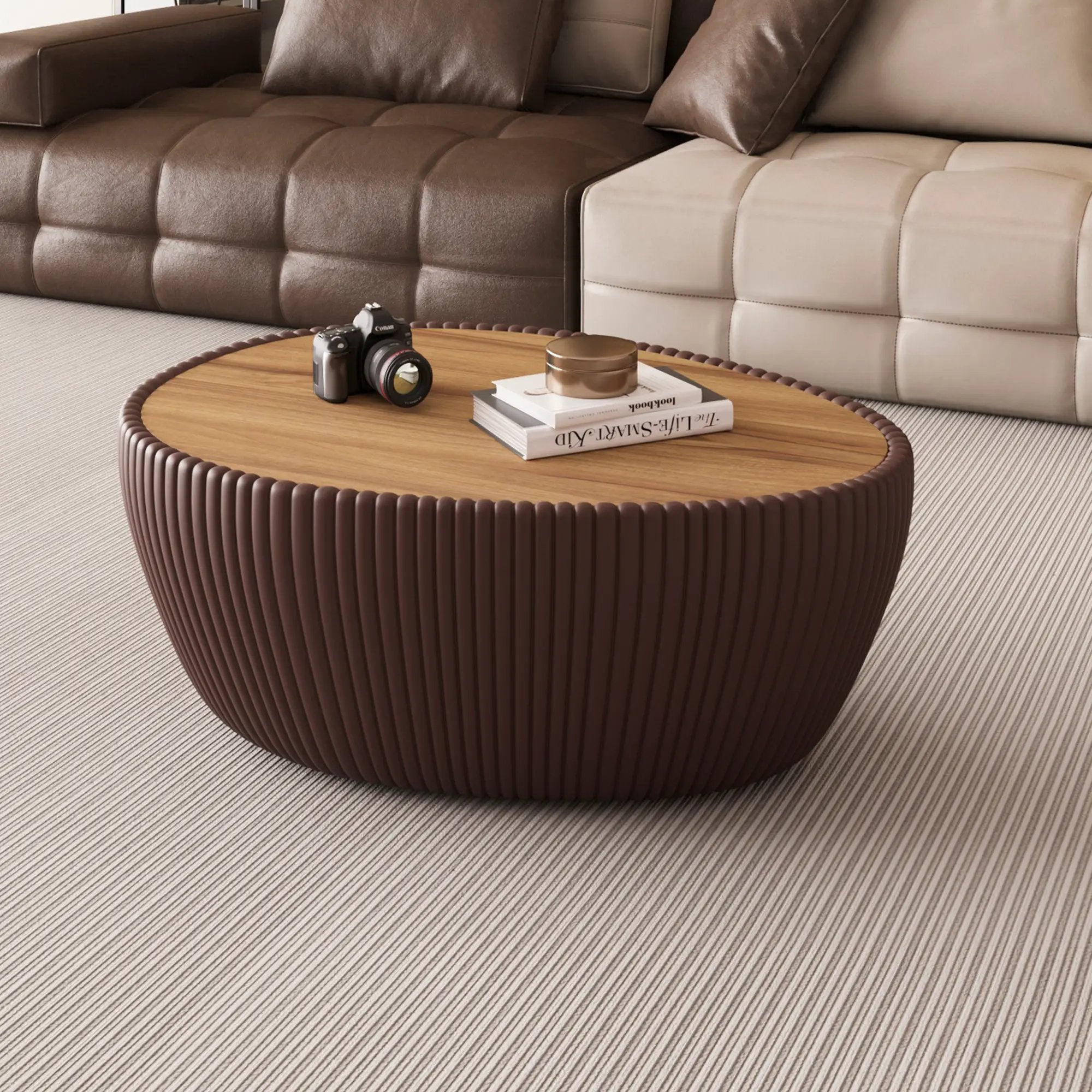 Goose Egg Shaped Coffee Table by HouseOfZazla