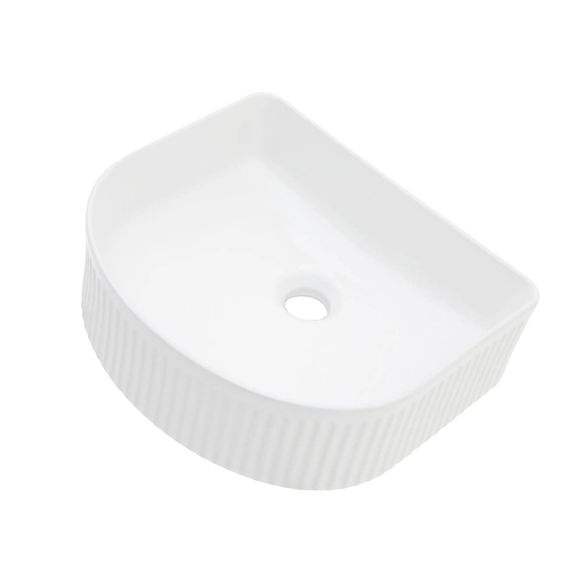 Vessel Bathroom Sink With Design - White by HouseOfZazla