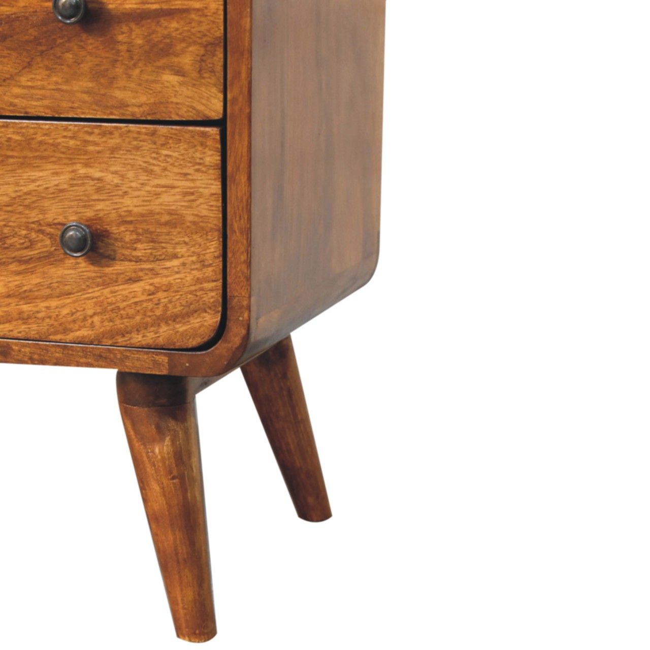 Curved Charm Console - Brown by HouseOfZazla