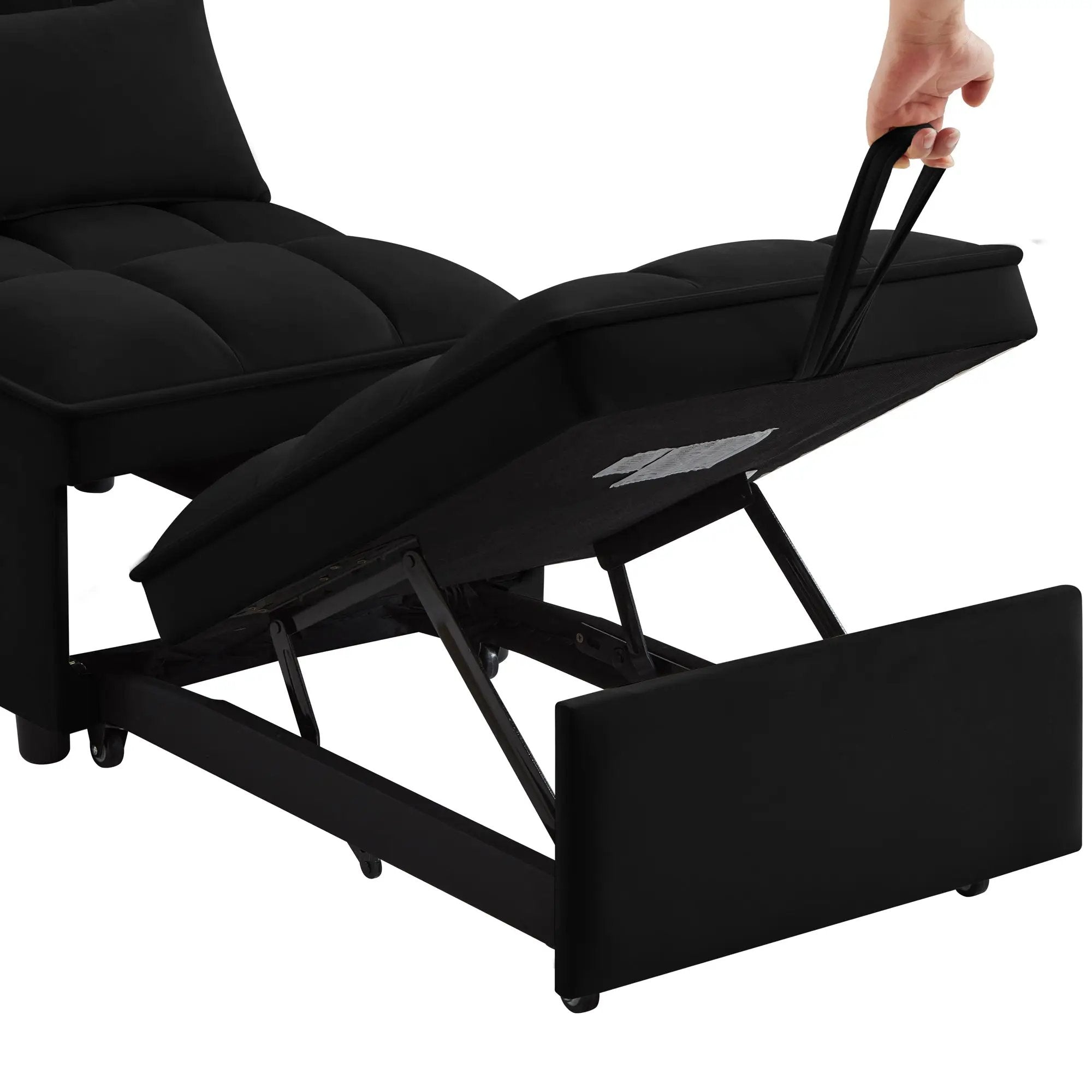 4 in1 Multi-Function Single Sofa Bed with Storage Pockets by HouseOfZazla