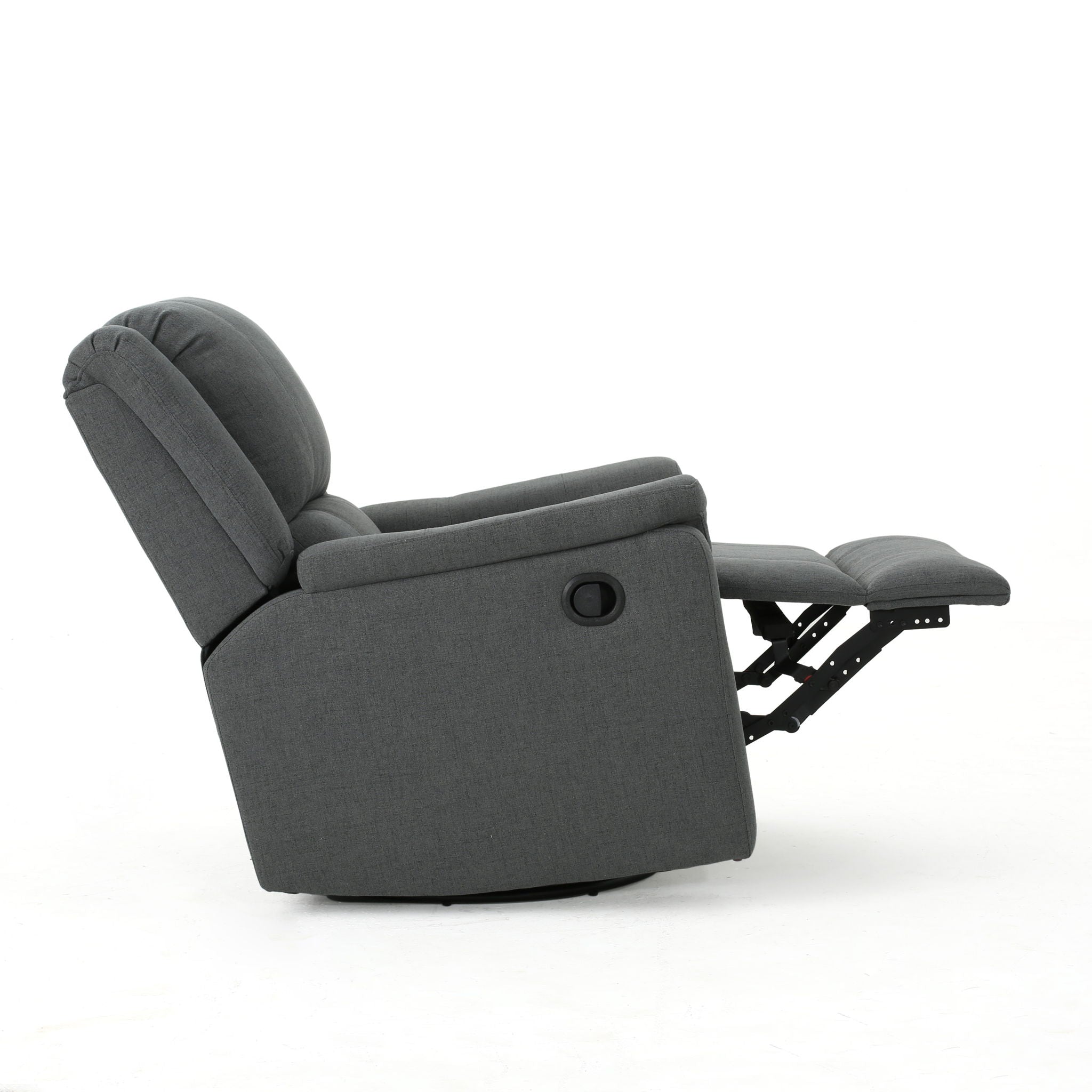Glider Recliner With Swivel, Manual Reclining Chair by HouseOfZazla
